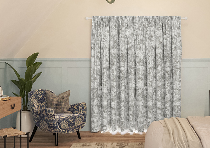 Cyrus Crushed Velvet, Glint - Made to Measure Curtains - Image 7